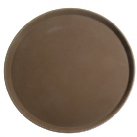 Поднос коричн.полностью прорез.D=40  &quot;P.L.-Bar Ware&quot;