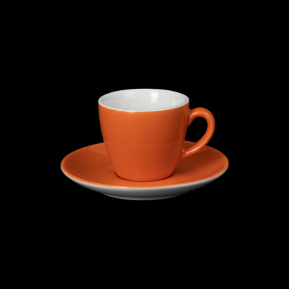 КОФЕЙНАЯ ПАРА 80мл, оранжевый "Corone Gusto"фк1733