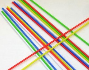 Палочки пластиковые для сахарной ваты(100 ШТ.)370мм. диамерт 5мм