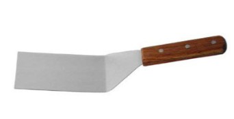 Лопатка 30,5 см. изогнутая раб. часть 12,5*7 см. нерж. с дерев. ручкой MGsteel /1/120/