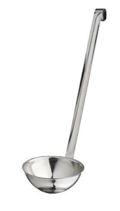 Половник 1,0 л. L ручки 39 см. d=17 см. нерж. /1/20/