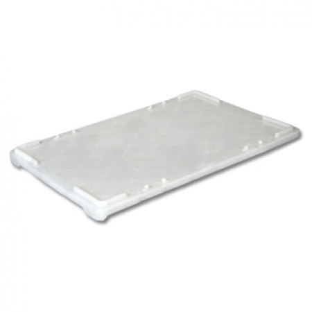 Крышка для контейнера для теста 600*400*40 мм., морозостойкая, белая