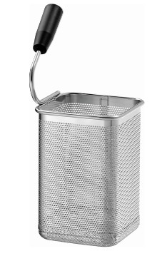 Корзина Abat GN 1/6-203 для ЭВК, левая ручка, нерж.