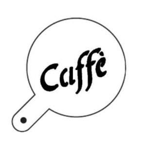 Трафарет&quot;Coffe&quot;d9,5 см MS13