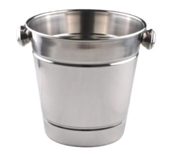 Ведро для льда 1,6 л. нерж. d=14 см. MGsteel