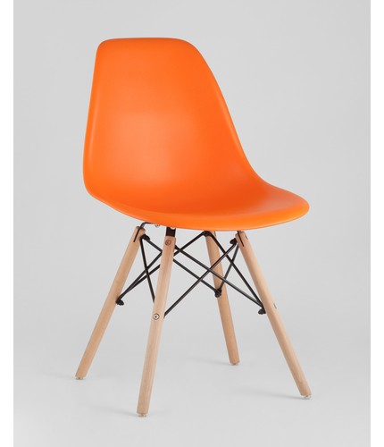 Стул Eames Style DSW оранжевый x10