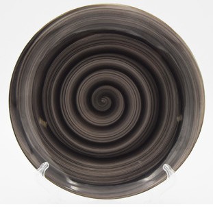 Тарелка 200 мм мелкая ф.707 "универсал" 9С2524Ф34 рис. № 2389 "Infinity" (черная) 