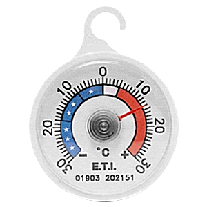 Термометр д/холод.(1C+30-30) пластик; L=65,B=55мм; белый