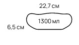 Тарелка МП814