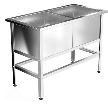 Ванна моечная GPSteel ВМ-2 1440/730/850 Стандарт