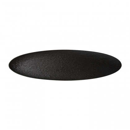 БЛЮДО овальное 17'' 430х115мм, черный "Corone Grafica" фк6915