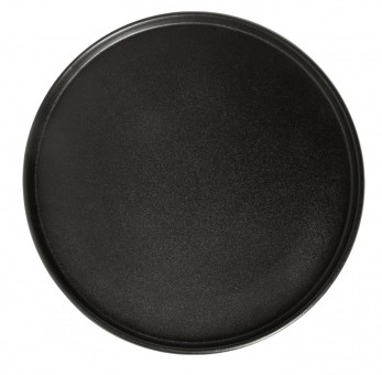 ТАРЕЛКА мелкая с бортом 10" 260мм, черный "Corone Bushido" [24091]фк6522