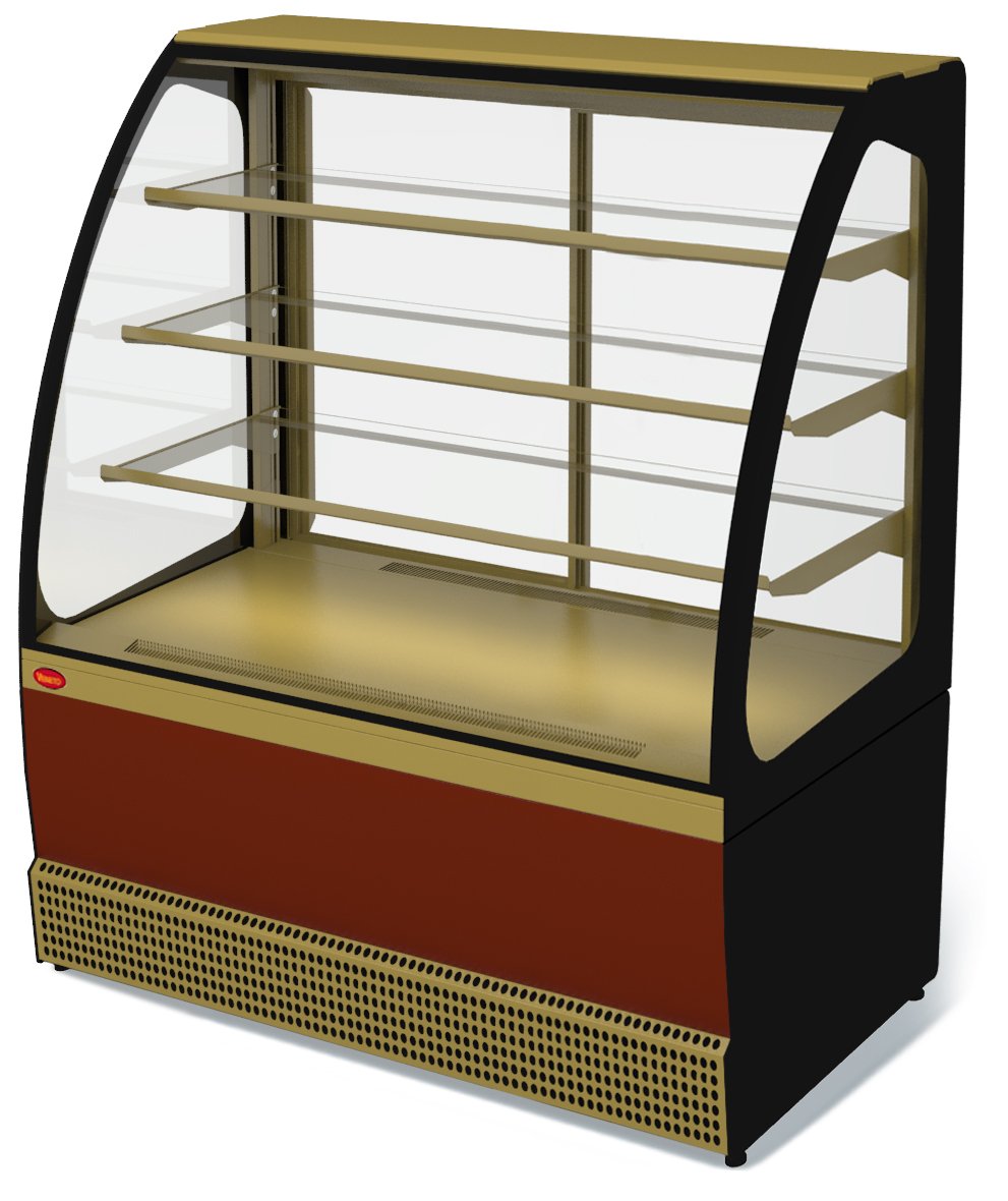 Холодильная витрина Veneto VS-1,3 (краш.)