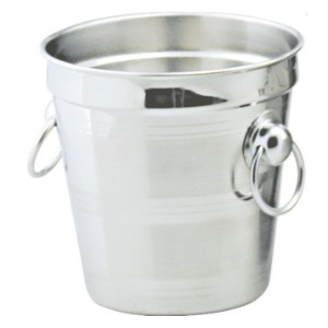 Ведро для льда 1,5 л. нерж. d=13 см. MGsteel