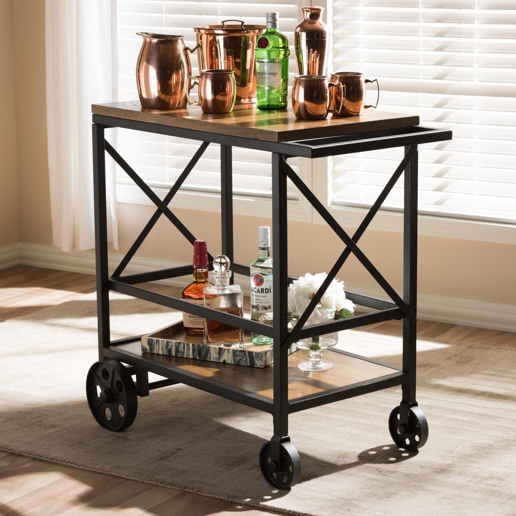 Тележка "OLDOAK" ЛОФТ, ТЛ15