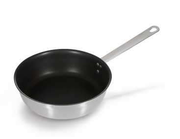 СКОВОРОДА d=240/70 нерж антиприг. покрытие, высокие борта, ИНДУКЦИЯ, LUXSTAHL