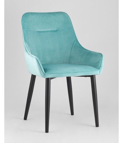 Стул Диана велюр мятный