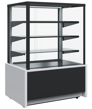 Витрина кондитерская Carboma KC70 VM 0,6-1 Light 9006-9005 (ВХСв-0,6д Carboma Cube Техно)