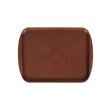 Поднос столовый 330х260 мм коричневый мки054