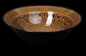 ТАРЕЛКА-миска глубокая 8" 205мм 500мл, коричневый ''Tvist Madeira''фк6116