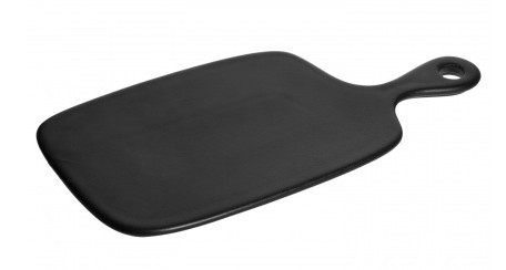 БЛЮДО для подачи 10,6" 270х185х13мм, с ручкой черный "Corone Bushido" [24068]фк6500