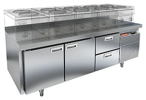 GN 112/TN LT стол охл. под тепловое оборуд.(-2+10)