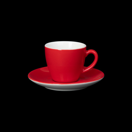 КОФЕЙНАЯ ПАРА 80мл, красный "Corone Gusto"фк1732