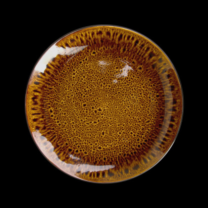 ТАРЕЛКА без бортов 9'' 228мм, коричневый ''Tvist Madeira''фк6102