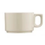 KUTAHYA BONE Pera BNPER01CF00 Чашка чайная штабелируемая (250мл, h5,6см, д/блюдца BNPER01CT00)