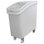 Контейнер для сыпучих продуктов 102 л 420*720*710 мм. (-5°C /+60°C) п/п на колесах, с совком, белый 