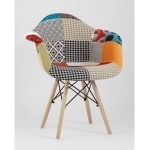 Кресло Eames DSW пэчворк