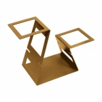 Подставка фуршетная Фламинго 420х200х290 мм золото