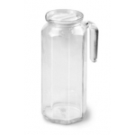 Кувшин 1 л. d=92 мм. h=250 мм. с белой крышкой Кошем /6/288/