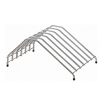Подставка для досок из нержавеющей стали 360 мм [201 STEEL STAND]